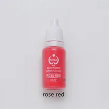 2 шт Перманентный макияж бровей пигмент Розовый Красный татуировки чернила для красоты макияж