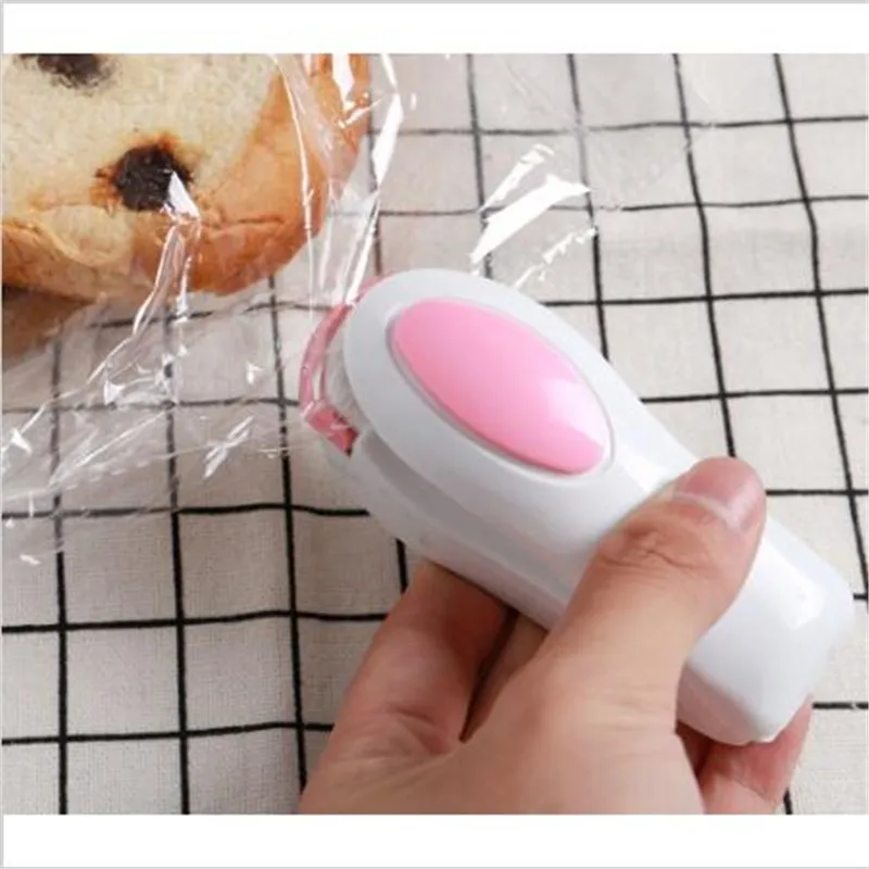 

1 Piece Portable Household Mini Heat Sealing Machine Ceramic Impulse Sealer Capper Food Saver Storage For Plastic Bags Package