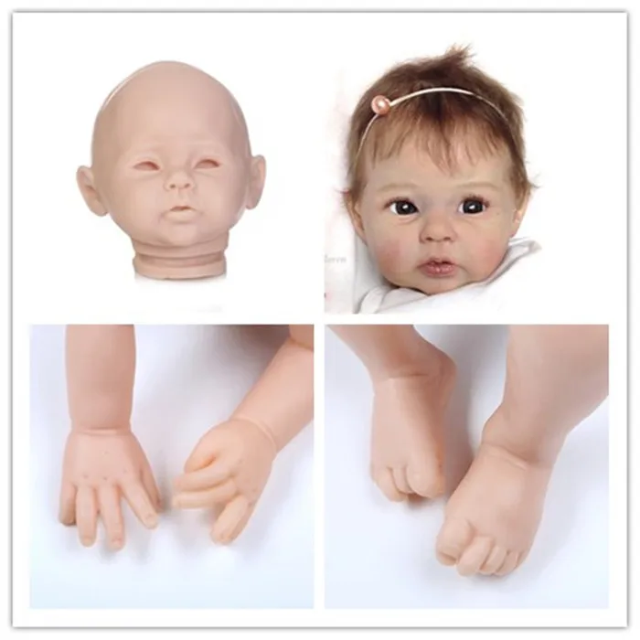 NPK 55 см набор reborn moldels мягкий силиконовый Reborn kit 2" reborn doll kits виниловый набор reborn sin pintar baby doll аксессуары