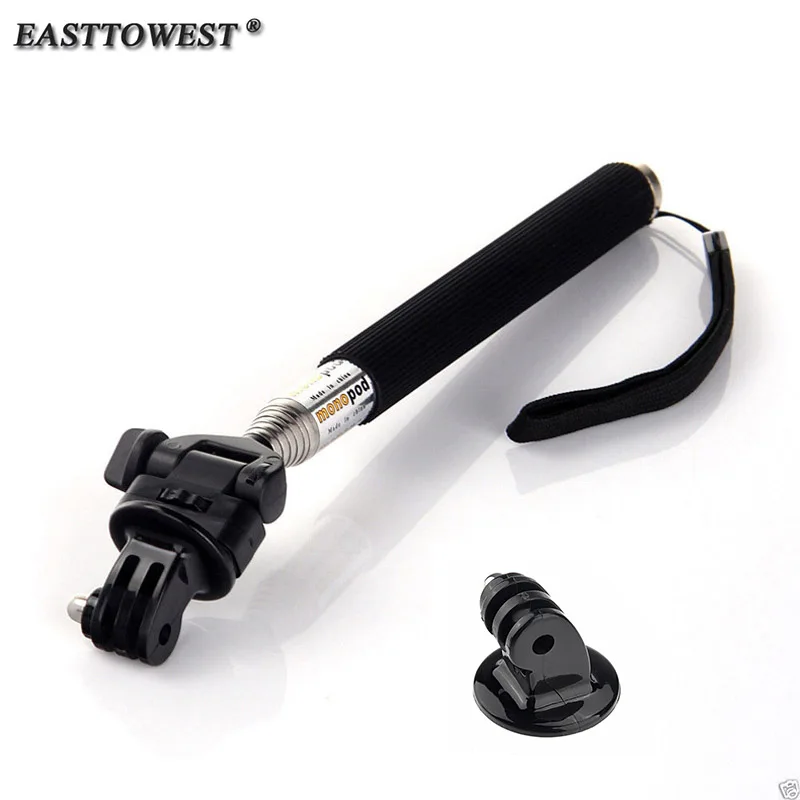 

Easttowest Go Pro Pole Extendable Handheld Monopod with Mount Adapter for Xiaomi Yi Hero 6 5 4 3+ 3 SJCAM SJ4000 Action Camera