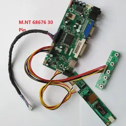 Комплект для N154Z1-L02 15,4 "1680X1050 1 лампы LVDS контроллер плата сигнала драйвер vga экран панель монитор HDMI DVI 30pin