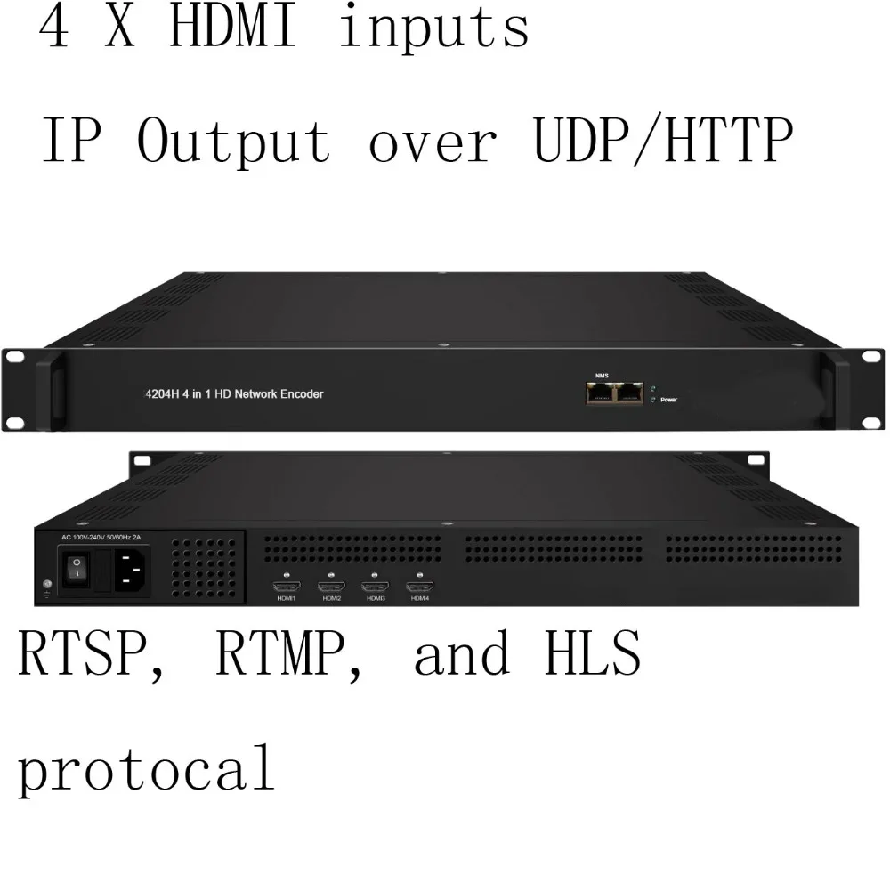 

VEK-4204H network encoder is an encoding device for IP broadcasting, transfer the live program through the internet/LAN