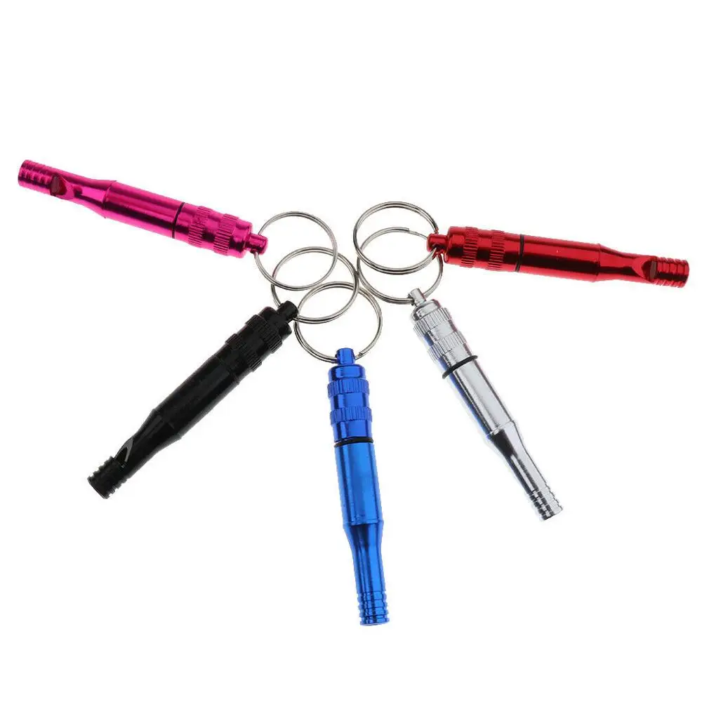 

5pcs Aluminum Alloy Emergency Whistle/Survival Whistle Key Ring