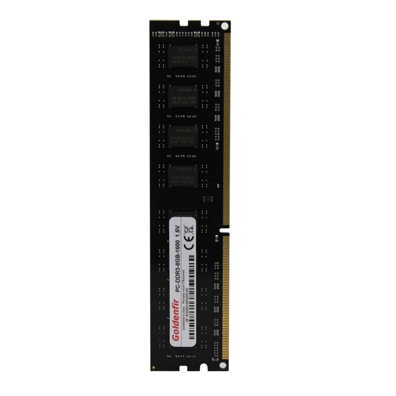 Оперативная память Goldenfir DIMM DDR3 1333/1600 МГц 2 ГБ 4 8 для настольных ПК Intel и