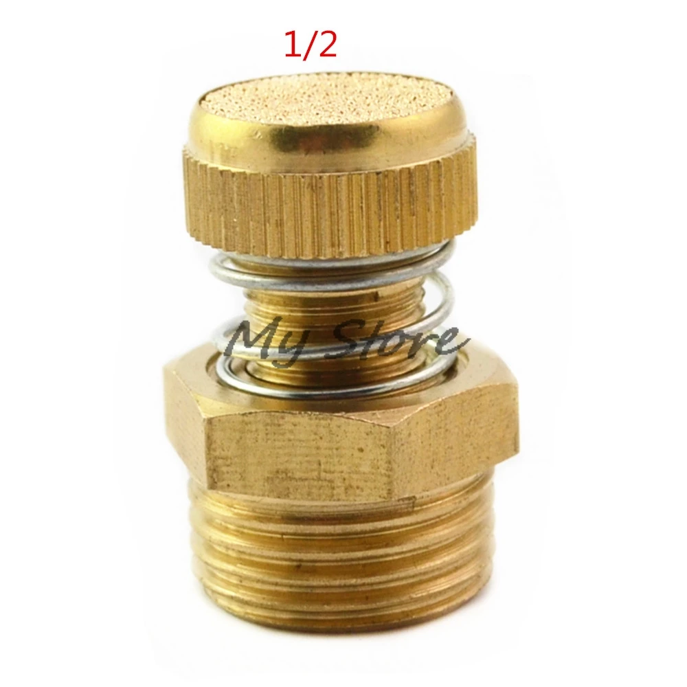 Пружинный глушитель дроссельной заслонки 1/8 &quot1/4&quot 3/8 &quot1/2&quot медный