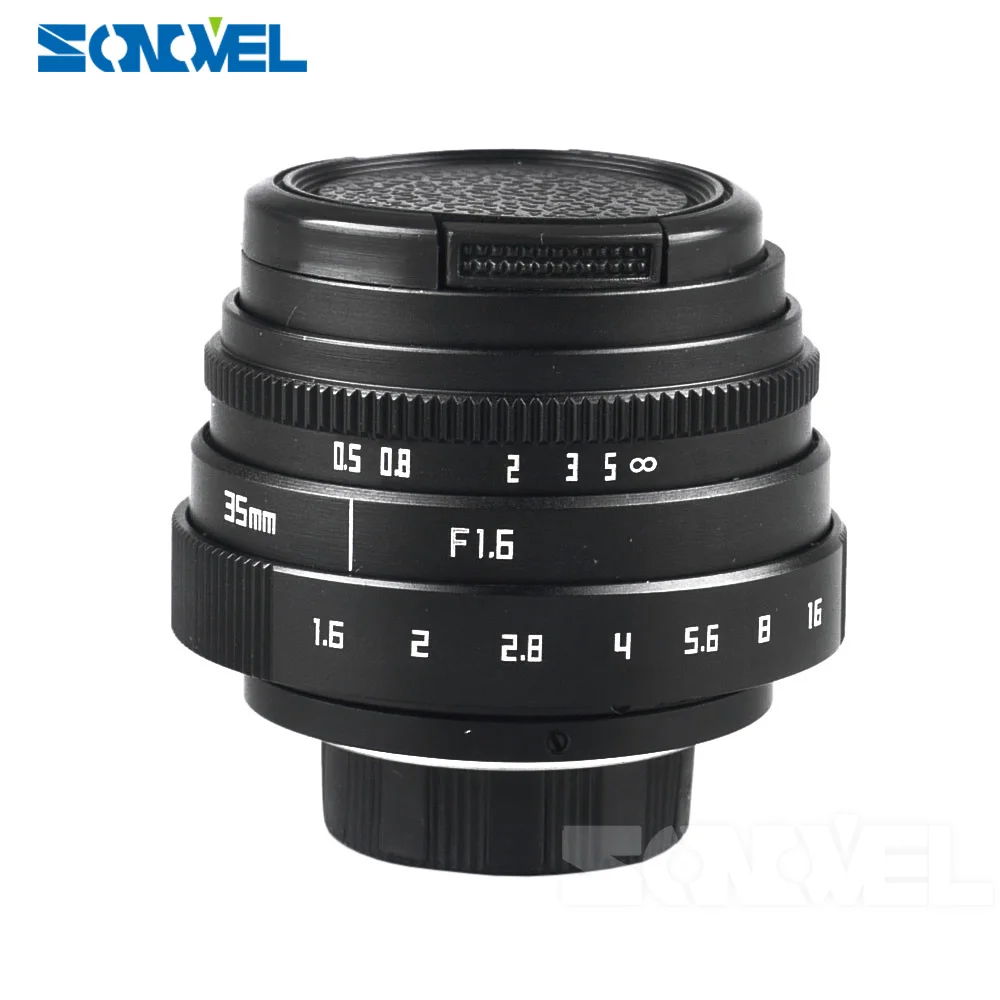 Объектив камеры 35 мм f1.6 C крепление Объективы для видеонаблюдения II N1 Fujifilm Fuji NEX