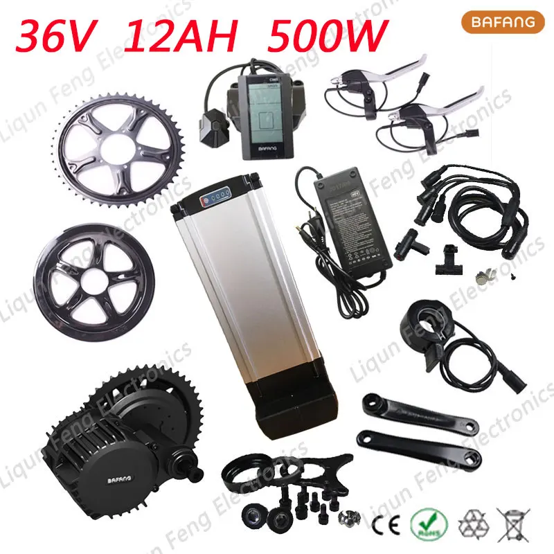 Sale Free Taxes 36V 12AH After the hanger Electric Bike Lithium ion Battery BMS + E-bike kit 8fun/bafang 36V 500W Motor Wheel BBS02 0 Sale Free Taxes 36V 12AH After the hanger Electric Bike Lithium ion Battery BMS + E-bike kit 8fun/bafang 36V 500W Motor Wheel BBS02 0