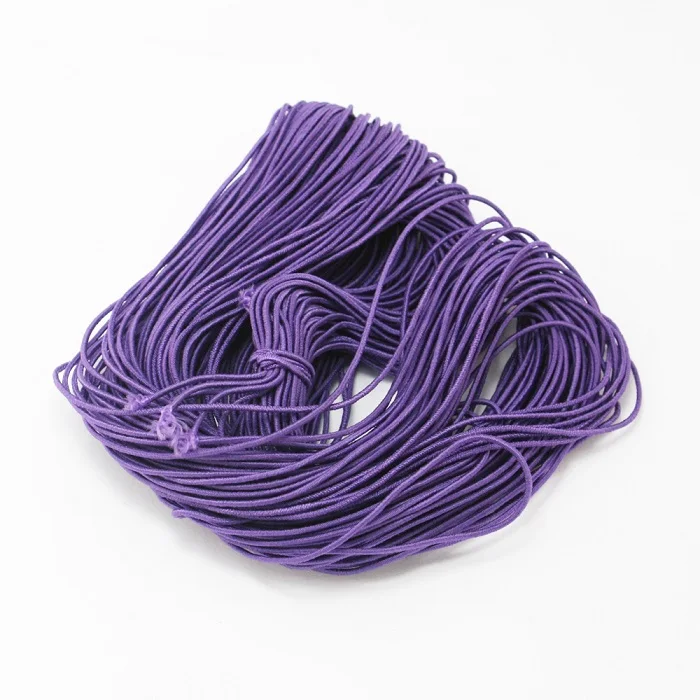 25 метров 1 мм нить для вышивки, ручная вышивка крестиком, инструмент для шитья, прочное полиэфирное шитье, моток пряжи, ремесло - Цвет: Purple
