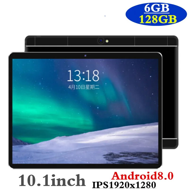 

2019 New 10 inch tablet PC Octa Core 6GB RAM 128GB ROM Android 8.0 WiFi Bluetooth Dual SIM Cards 3G 4G LTE Tablets 10.1+Gifts