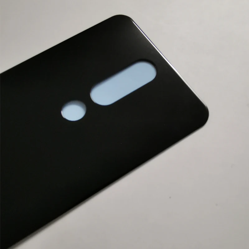 Задняя стеклянная панель для Nokia X5 5 1 Plus задняя крышка батарейного отсека