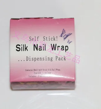 

by DHL 200pcs Nail Fiberglass & Silk Nail Wrap Nail Polish Gel Extension Guide Form False Nails Tools