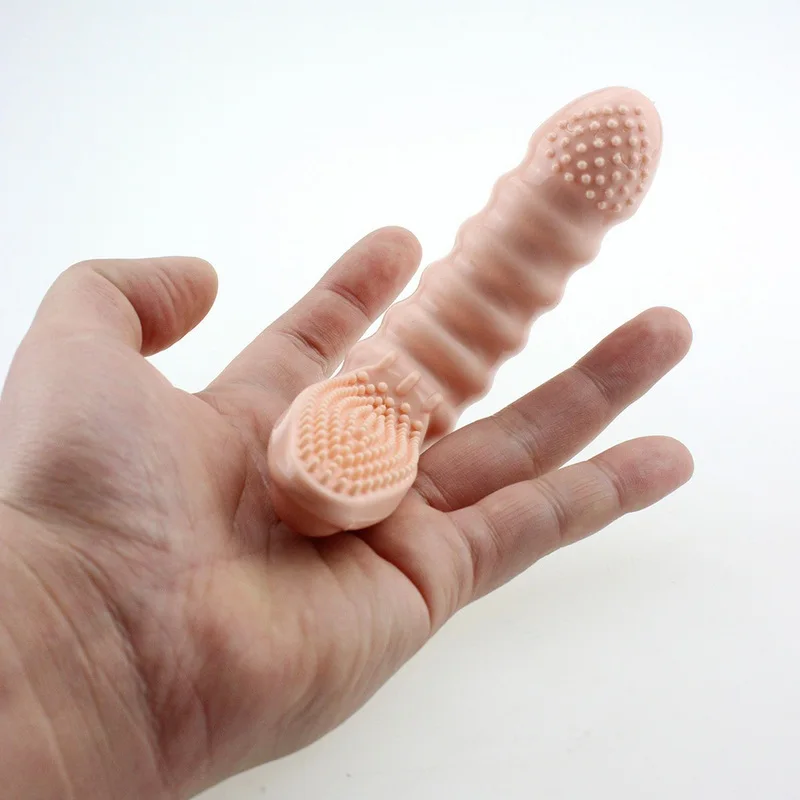 Min Finger Vibrator Sex Toys For Woman Clitoris Stimulator Brush Vibrating Finger Sleeve G Spot Vibrator Sex Products (2)