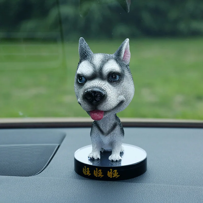Собака трясущийся автомобиль орнамент 3D милая наклейка s корги Хаски трясущийся головой кукла собака автомобиль кивая собака внутренняя животное креативная наклейка - Название цвета: 8