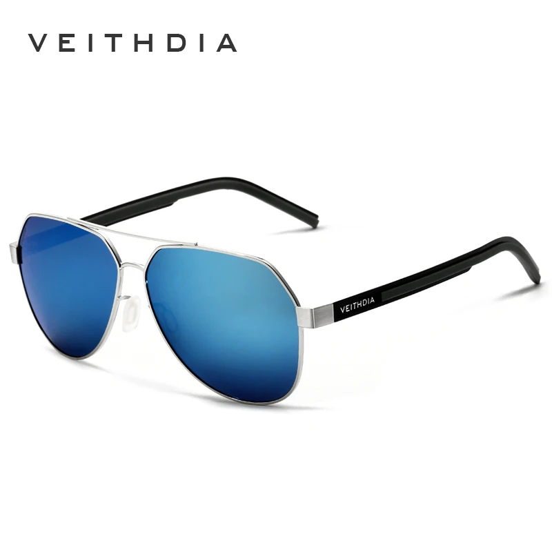 VEITHDIA Fashion Men Sunglasses Polarized UV400 Brand Designer Sun Glasses  Male Vintage Eyewear Accessories For Women 3556