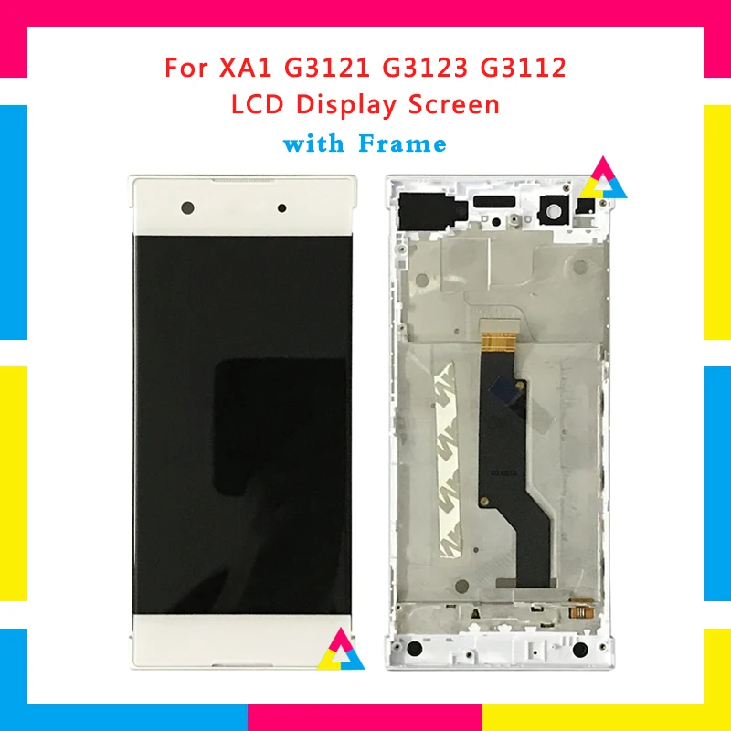 

LCD Display Screen With Touch Screen Digitizer Assembly For Sony Xperia XA1 G3112 G3116 G3121 G3123 G3125 Replacement