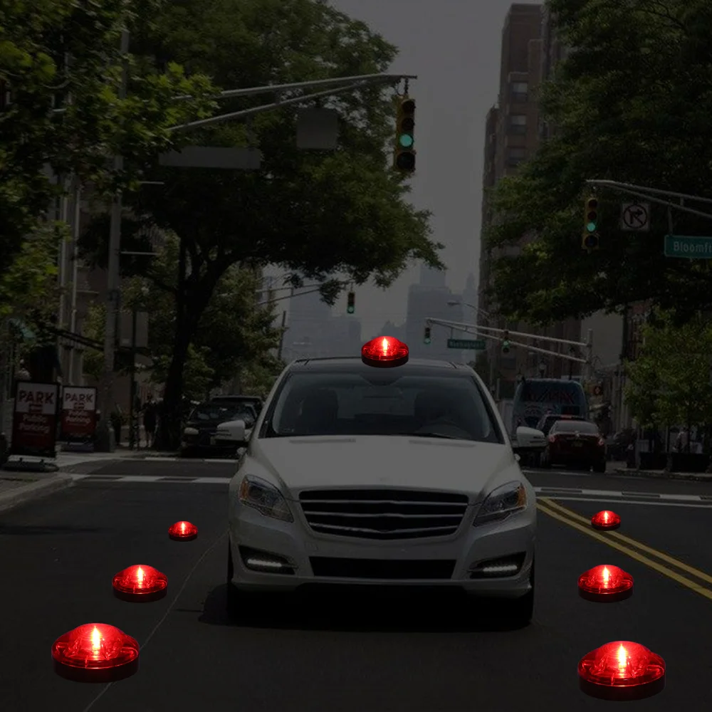 

Magnetic Auto Strobe Traffic Light Flashing Light Car Emergency Lights Anti Collision LED Warning Lamp Car-styling