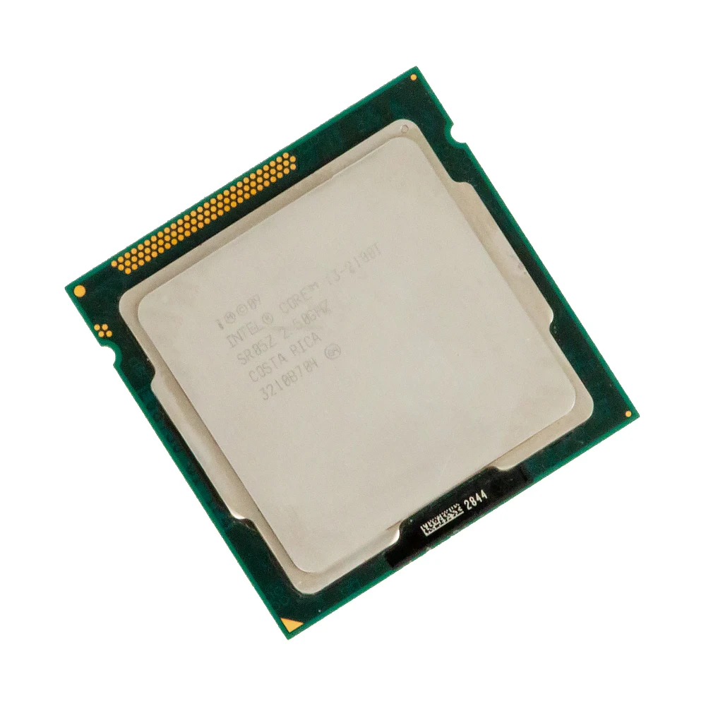 إنتل كور i3-2100T سطح المكتب المعالج i3 2100 T ثنائي النواة 2.5 GHz 3 MB L3 مخبأ LGA 1155 الخادم تستخدم وحدة المعالجة المركزية