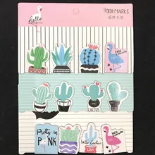 4 шт./компл. свежие кактус Фламинго магнитные закладки книги пометка страницы канцелярский школьный офисный поставка студенческий приз