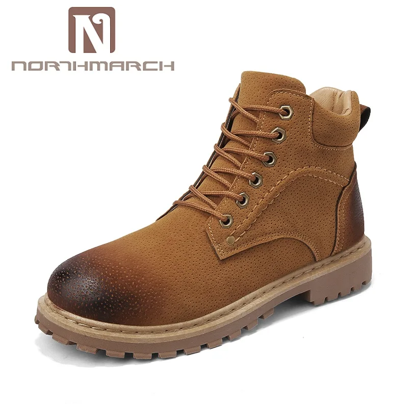 

NORTHMARCH Mens 2018 Fashion Brand Man Casual Leather Shoes Dr Martins Autumn Winter Outdoor Industrial Shoes Zapatos De Hombre