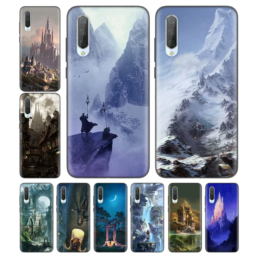 

Silicone Case For Xiaomi Redmi Note 7 7A 7S 6 6A 5 K20 Mi A1 A2 8 9T CC9 CC9E Lite Pro F1 Phone Bags Bumper Cover Fantasy Anime