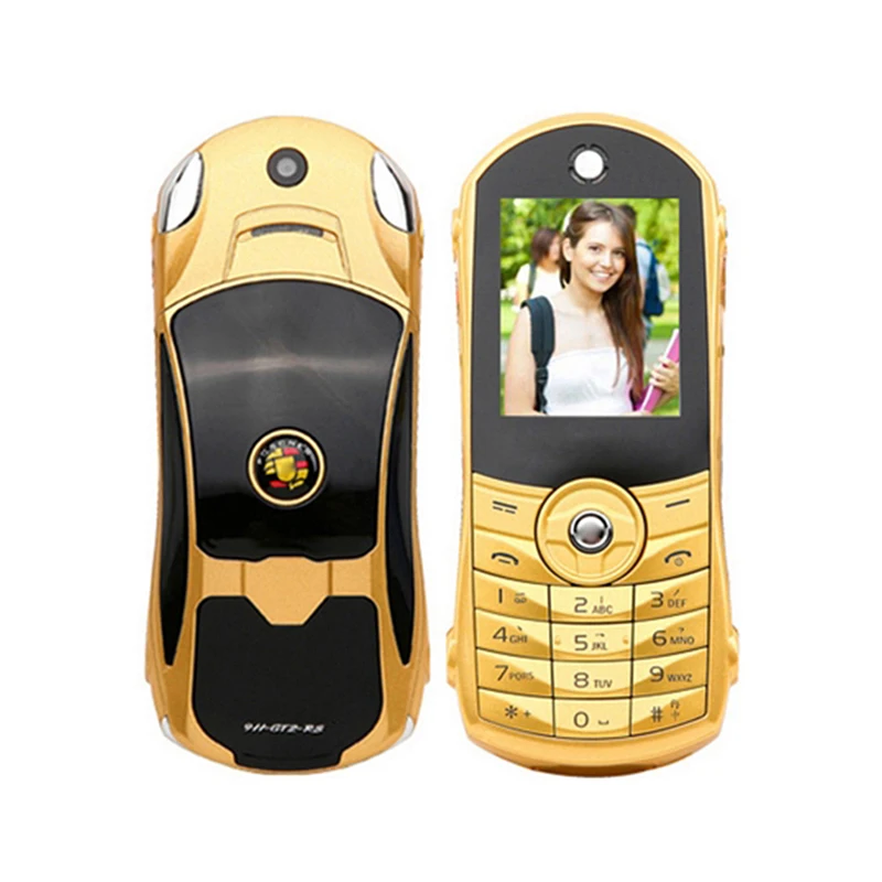 Супер Мини суперкар телефон с двумя sim картами mp3 mp4 FM фонарик рекордер камера