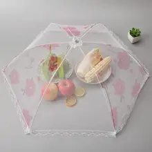 Складная кружевная Крышка для еды, противомоскитная Крышка для стола, кухонные инструменты
