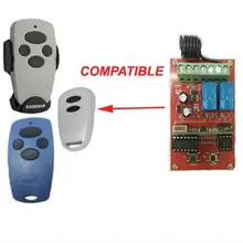 2 шт DOORHAN 433,92MHz 2-канальный приемник прокатный код 12-24V DC Высокое качество
