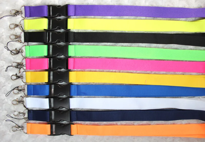 Free Shipping Car sprot clothes Solid Blank neck long lanyard Key Chains phone for collection ID holders #92191 | Украшения и