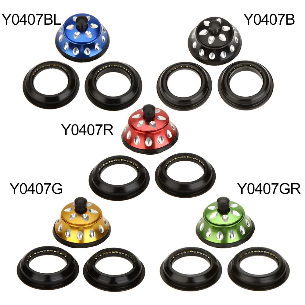 Aluminium Alloy Bicycle Headset Bike Threadless Headset Seal Bearing 1.