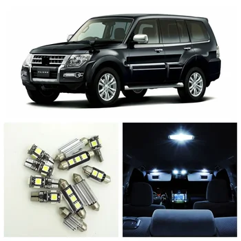 

16pcs White LED Light Car Bulbs Interior Package Kit For 1999-2006 Mitsubishi Montero V60 Pajero Map Dome Trunk Door Lamp