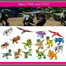 HAO gao Le 160 шт 77021+ 77001 детские игрушки Мир набор блоков "динозавр" Marvel структурные детали; игрушки кирпич совместим с игрушками