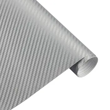 

50x127cm Waterproof 3D Carbon Fiber great stickiness Auto Car Body Change Color Interior Decor Film Sticker