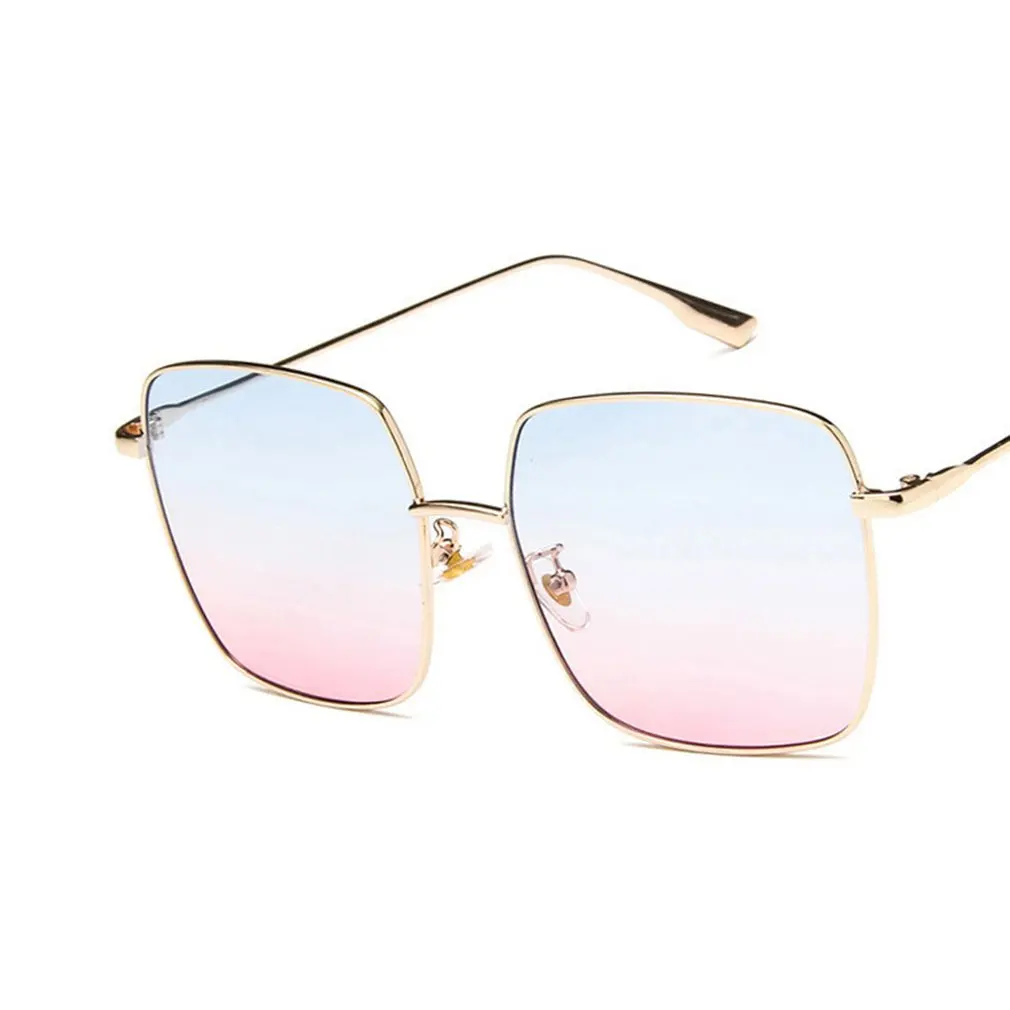 

Net Red Resin And Metal Materials Affordable Design Exquisite Fashion Polygon Metal Large Frame Sunglasses
