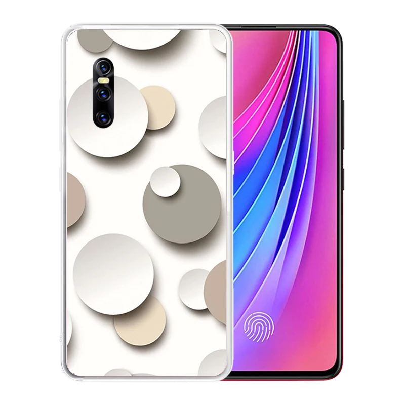 2019 New Arrivals Soft Silicone TPU Case for Vivo V15 Pro Wave Point Phone Cases Cover Coque Fundas