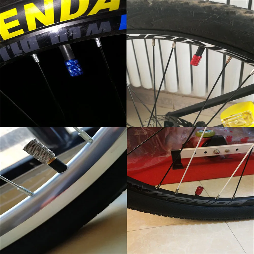 

4Pcs Bike Wheel Tire Covered Car Motorcycle Truck universal Tube Tyre Bicycle AV SV American AIR Valve Cap Dustproof 10 colors