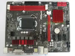 Бесплатная доставка оригинальный для ASRock B85M BTC LGA 1150 DDR3 B85 LGA1150 материнская плата