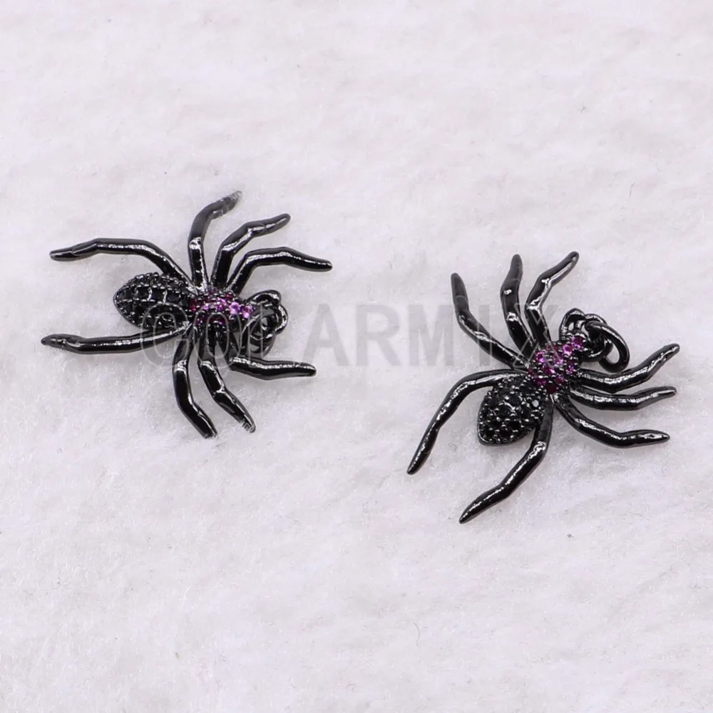 

5 pairs pendants spider insects charm beads jewelry pendants jewelry Accessories for earrings wholesale jewelry charm beads 3728
