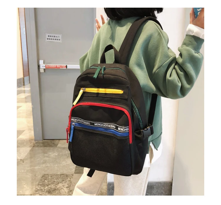 Menghuo 2019 Women Men Canvas Backpacks Large School Bags for Teenager Girls Travel Laptop Backbag Mochila Rucksack Big Capacity_27