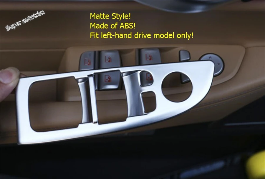 

Lapetus For BMW 7 Series G11 G12 2016 2017 2018 Inside Door Handle Panel Sticker Surround Window Lift Switch Trim