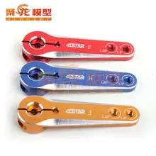 JR/Hitec/Futaba servos 1.25-1.5 1.75-2 pouce gouvernail unilatérale bras en métal servo bras accessoires rc pièces de voiture avion