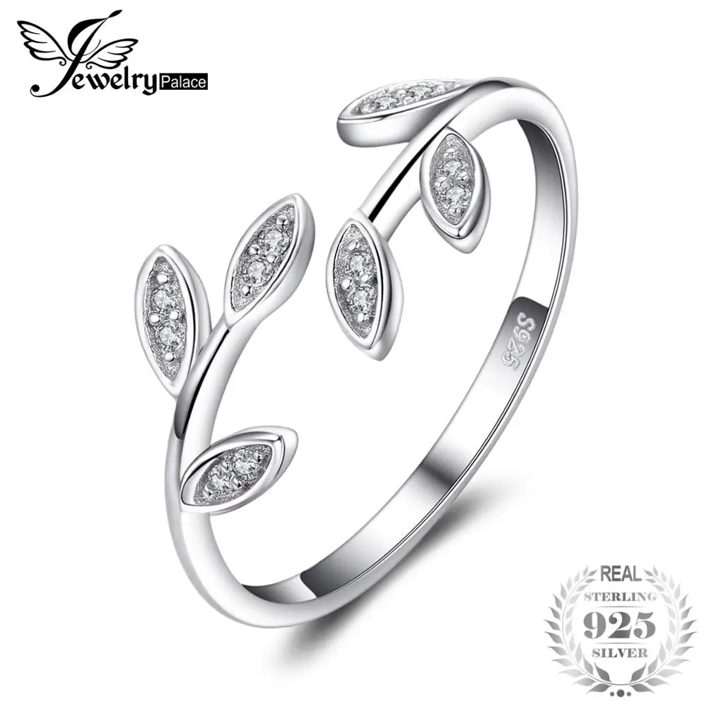 JL Women Ring Sterling Silver Open Adjustable Finger Ring with Rope Shape Romantic Style Gift