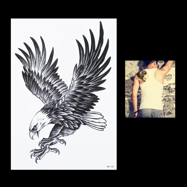 1pc Sexy Women Men Flying Eagle Bird Flower Arm Body Art Animal Painting Tatoo HB105 Temporary Tattoo Paste Sticker Paper Design 1pc Sexy Women Men Flying Eagle Bird Flower Arm Body Art Animal Painting Tatoo HB105 Temporary Tattoo Paste Sticker Paper Design
