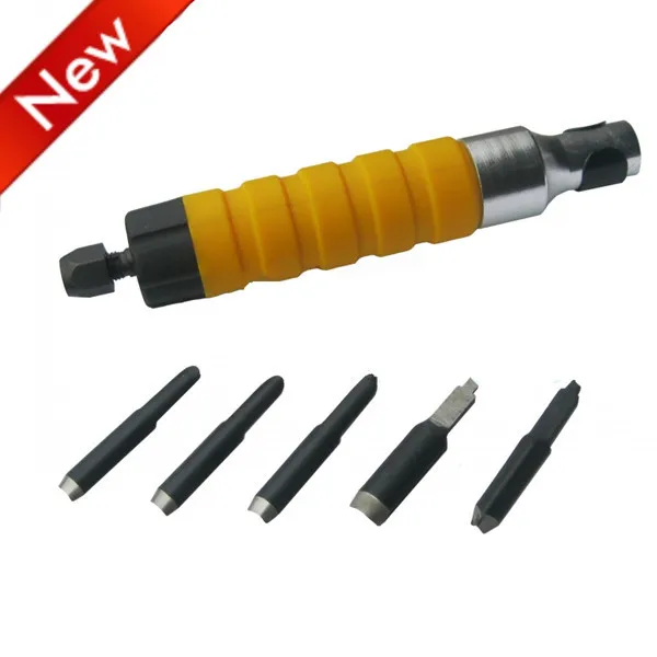 Electric Carving Machine Woodworking Carving Chisel Tools with 5 Carving TTP