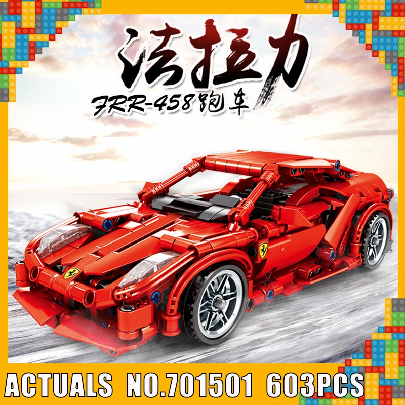 

Technic Super Racers Compatible With Legoed Speed Champions Famous Super Racing Car Model Building Blocks Bricks Children Toys