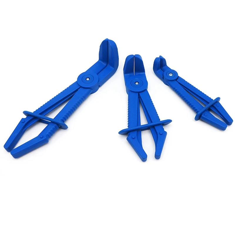 

3 Pcs Elbow Cut-Off Pliers Plastic Tubing Shutoff Clamp Oil Pipe Sealing Pliers Plastic Pliers Automobile Tubing Clamp Car Too