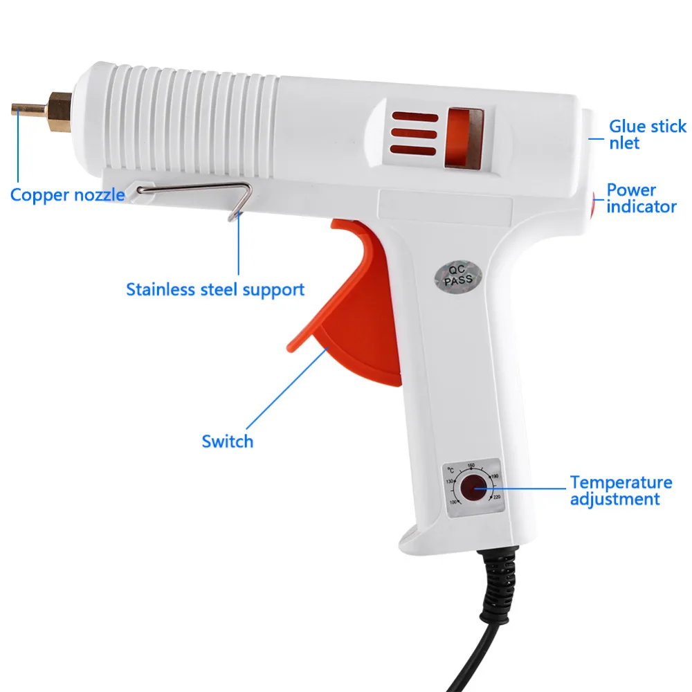 Пистолет клеевой Электрический регулируемый 120 Вт 100 240 В|glue gun|hot melt glue gunmelt gun |