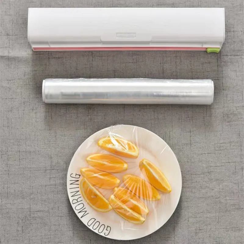 20cm30cm Cling Film Knife Sliding Blade Food Grade ABS Kitchen Tool Foil And Cling Film Wrap Dispenser Cutter For Food Film (5)