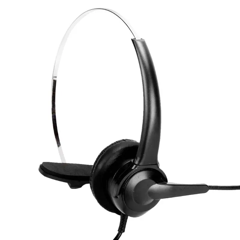 Call Center Headset with Microphone 3.5MM Plug Telephone Voice Interphone Headphone for Computer PC Game Volume Control Call Center Headset with Microphone 3.5MM Plug Telephone Voice Interphone Headphone for Computer PC Game Volume Control