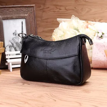 

Women Genuine Leather Fashion Shoulder Bag Famous Brand Designer Small Messenger Crossbody Bags Luxury Tote Handbag For Ladies