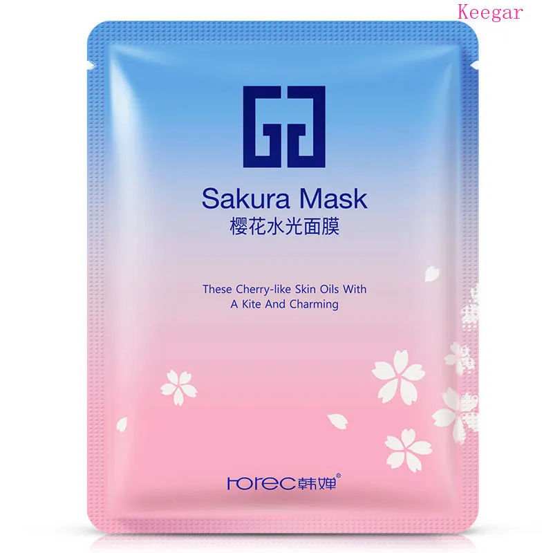 

Rorec Plant Face Mask Cherry Oil-control Whitening Moisturizing Facial Mask Anti-Aging Anti-Wrinkle face Skin Care Wrapped Mask